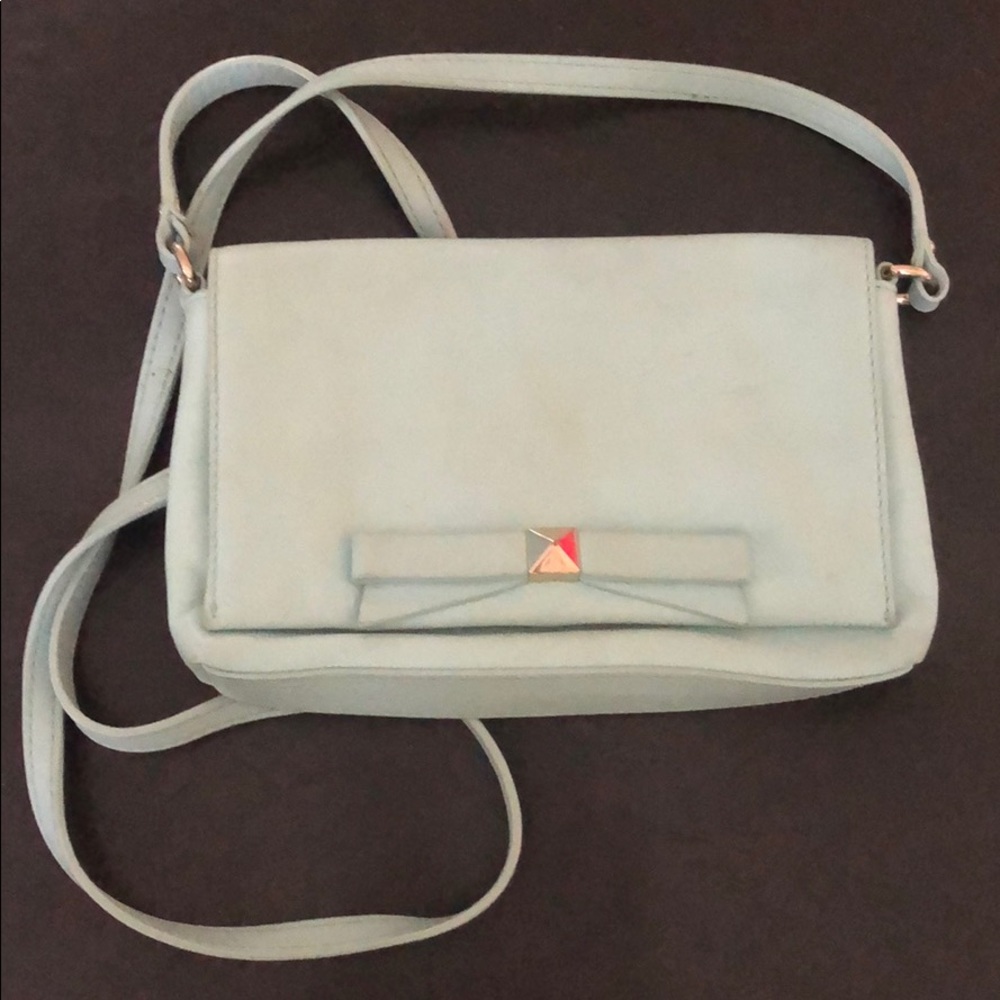 Kate Spade powder blue over the shoulder bag